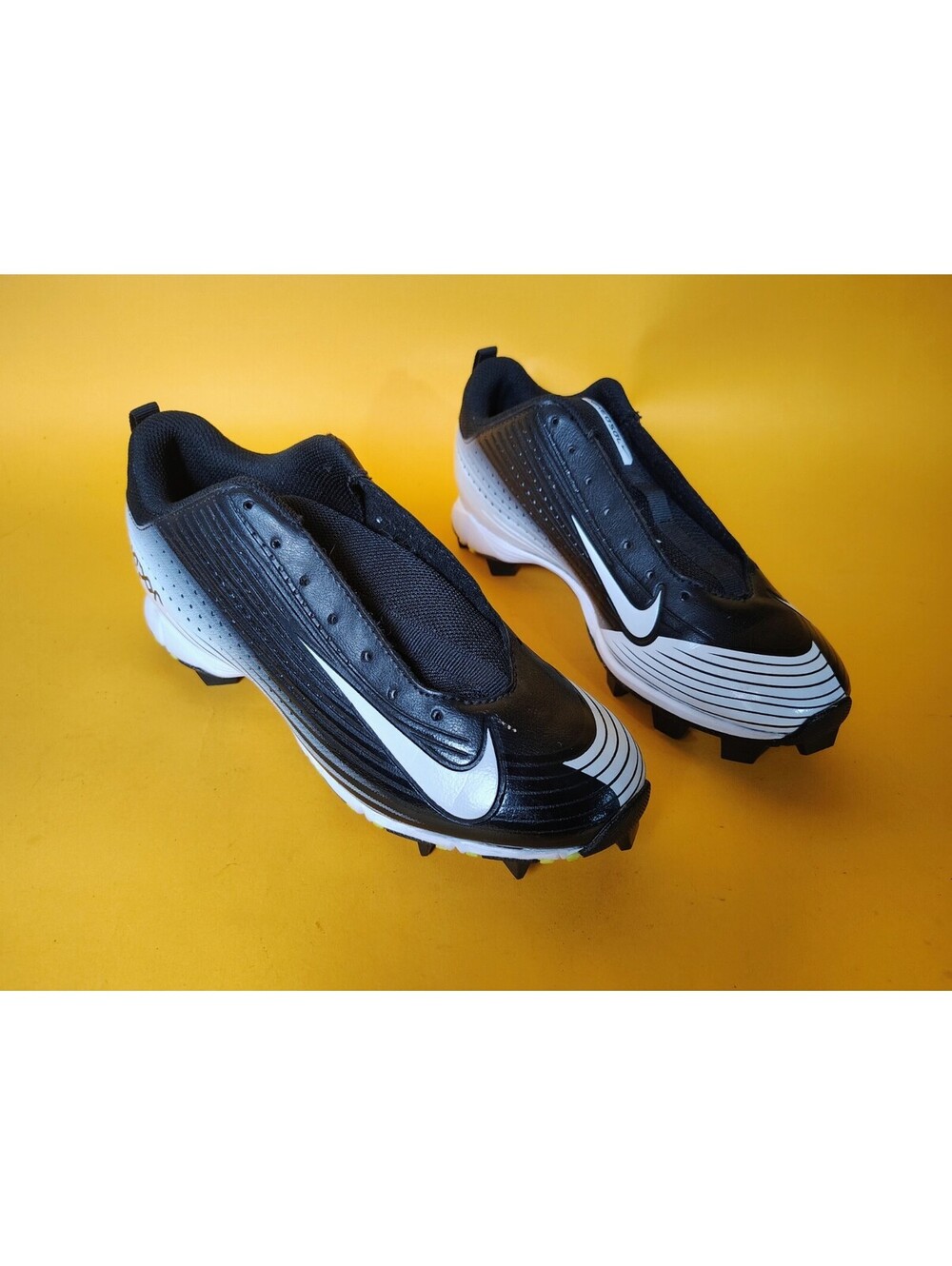 Nike Vapor Keystone 2 Low Youth Baseball Cleats 5.5Y Black White 684692-010 Vtg